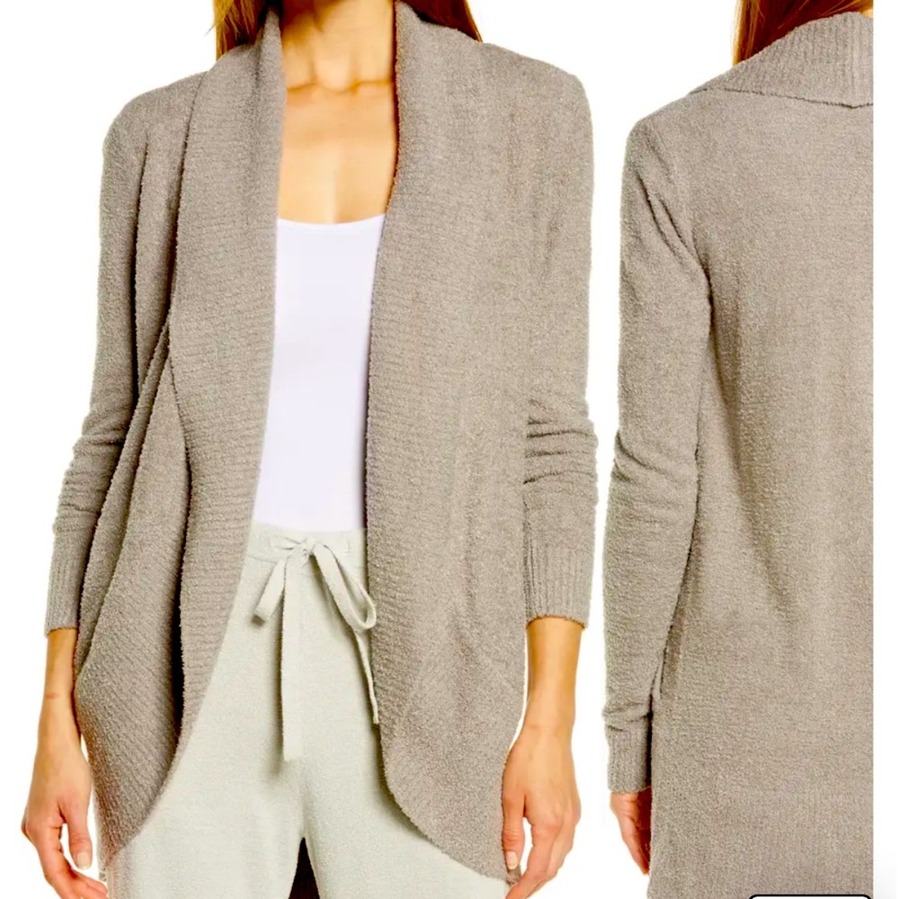 Barefoot Dreams Cozy Chic Lite Knit Cardigan Sz M